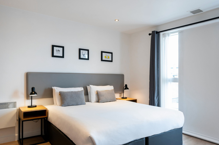 Bedroom 3, Staycity Aparthotels , Birmingham, City Centre, Birmingham