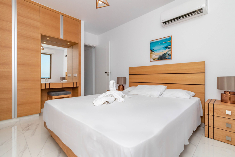 Bedroom 3, Rododafni Beach Apartments