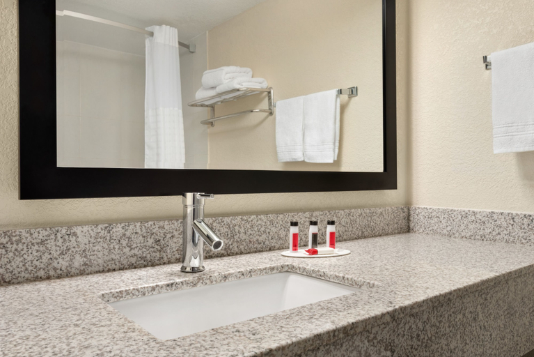 Bathroom 4, Super 8 by Wyndham Des Moines, Polk