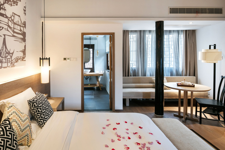 Bedroom 2, Floral Hotel Wuxi Xiaotuanyue, Wuxi