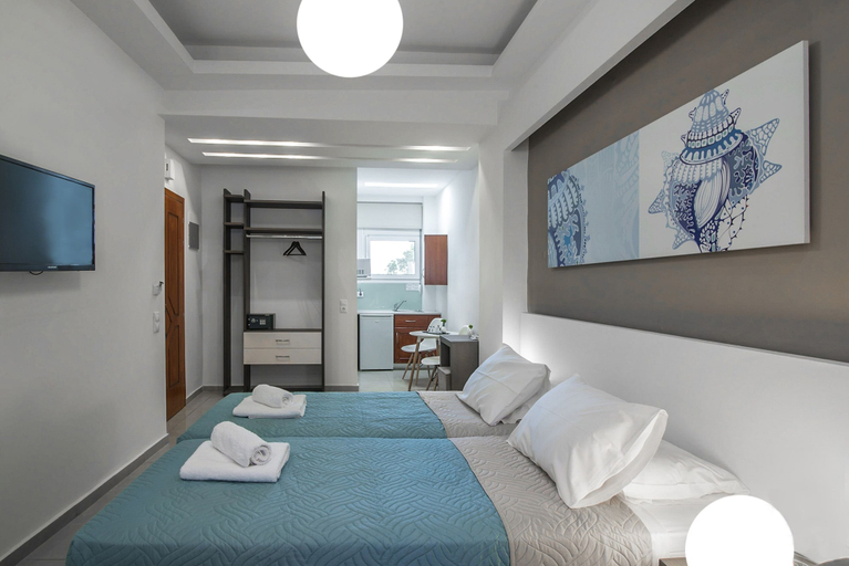 Bedroom 3, Coral Apts - Hotelia Hospitality Group, Crete