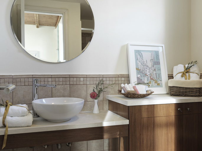 Bathroom 5, Plagia Villas, South Aegean