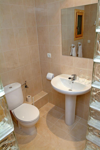 Bathroom 3, The Hostal Tierramar, Baleares