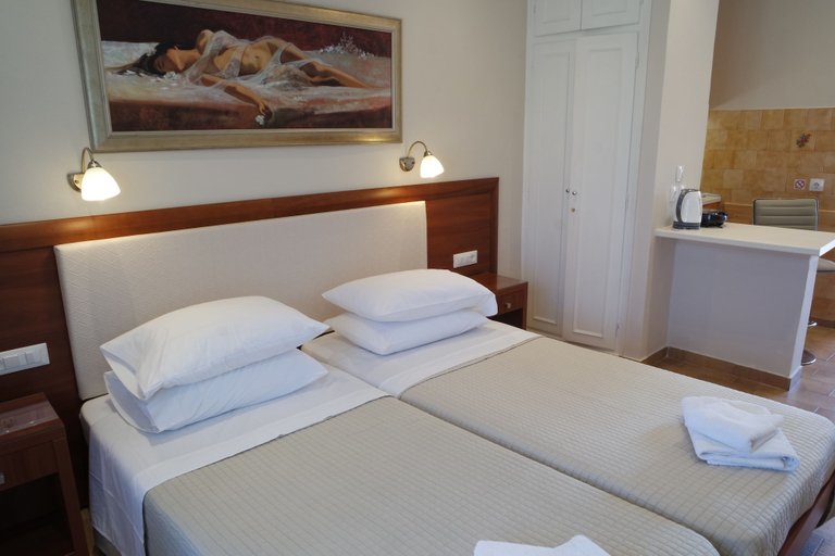 Bedroom 3, Solaris Apartment Kassiopi, Ionian Islands
