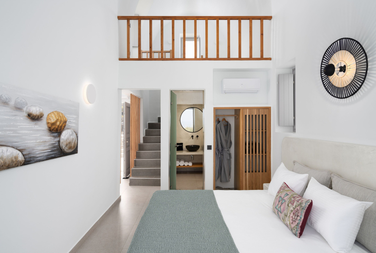 Bedroom 4, Phaos at Saint John Villas with private pool, South Aegean