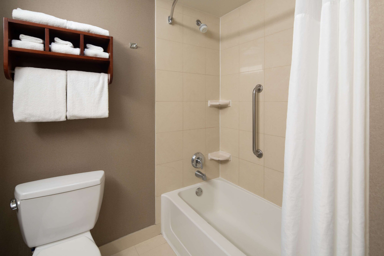 Bathroom 3, Hampton Inn Visalia, Tulare