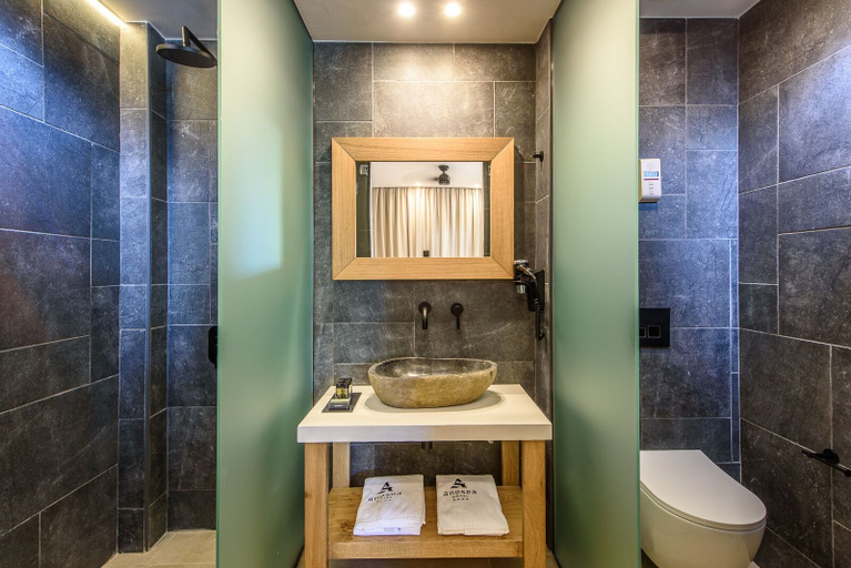 Bathroom, AneSea Hotel, Crete