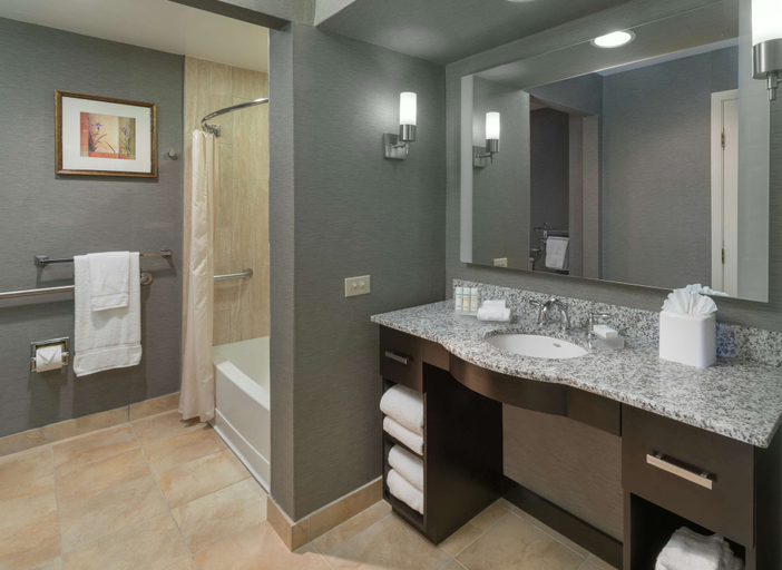 Bathroom 4, Homewood Suites by Hilton Chicago - Schaumburg, Cook