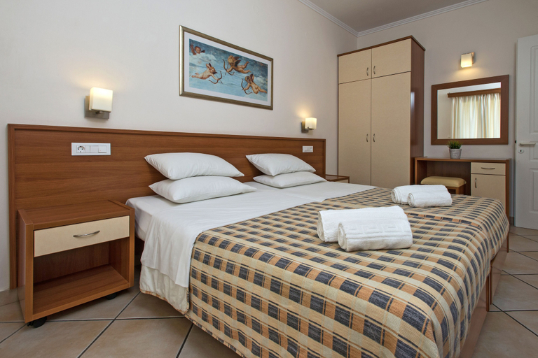 Bedroom 5, Solaris Apartment Kassiopi, Ionian Islands