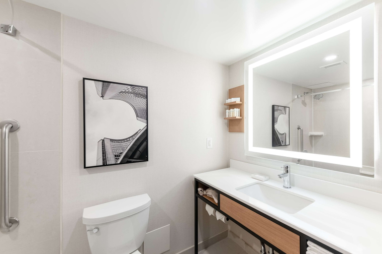 Bathroom 5, Hilton Garden Inn Toronto Airport, Peel