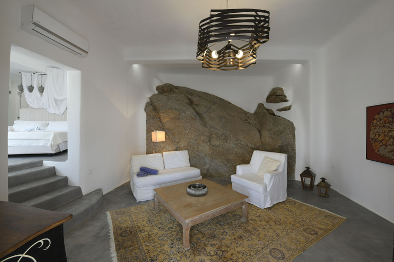 Bedroom 4, Mykonos Teatro Suites and Villa, South Aegean