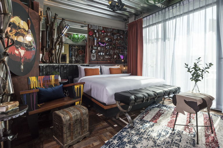 Bedroom 5, Mestyle Garage Hotel, Huai Kwang