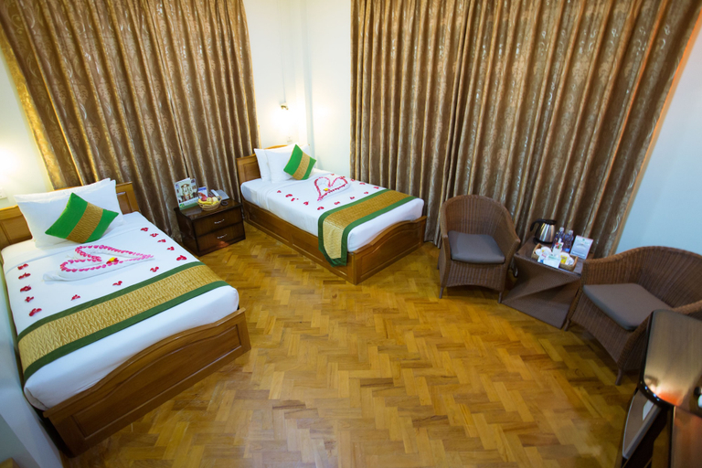 Bedroom 3, Great Feel Hotel, Yangon