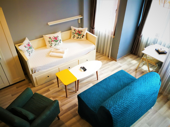 Bedroom 2, Istanbul HUB Flats, Beyoğlu