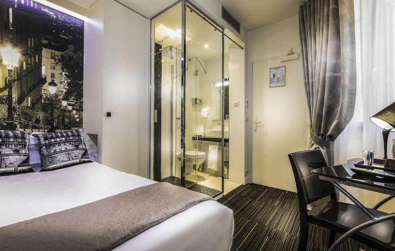 Bedroom 4, Hotel Ile de France Opéra, Paris