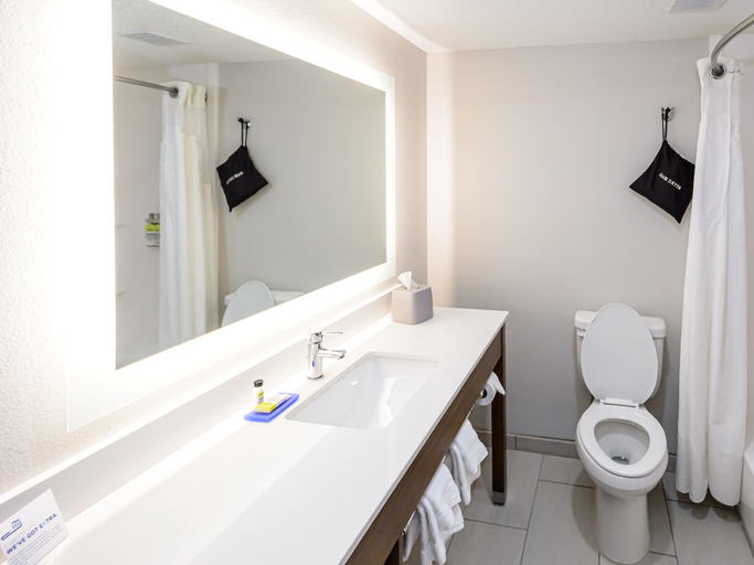 Bathroom 4, Holiday Inn Express HILLSBOROUGH (DURHAM AREA) by IHG, Orange