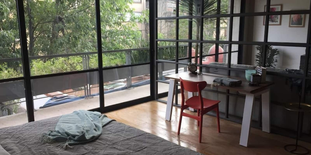 Room 2, New Private Roma Terrace by Mr.W, Mexico City
