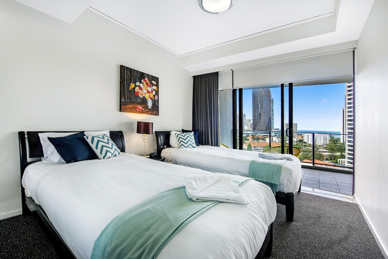 Bedroom 3, Sierra - Private Apartments, Gold Coast