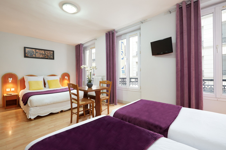 Bedroom 3, Hôtel Viator, Paris