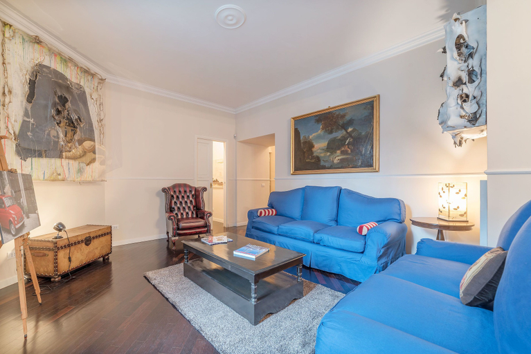 Living room 4, Mazzini Stylish 6 Pax Apartment, Rome