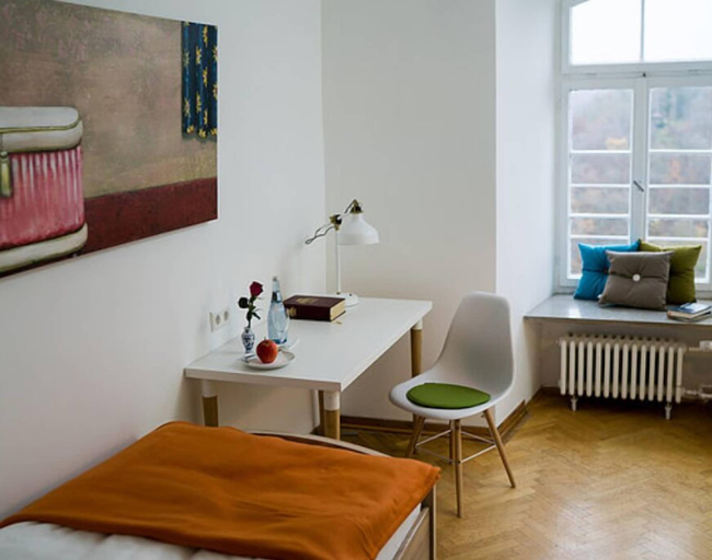 Bedroom 4, Biohotel Schloss Kirchberg, Schwäbisch Hall