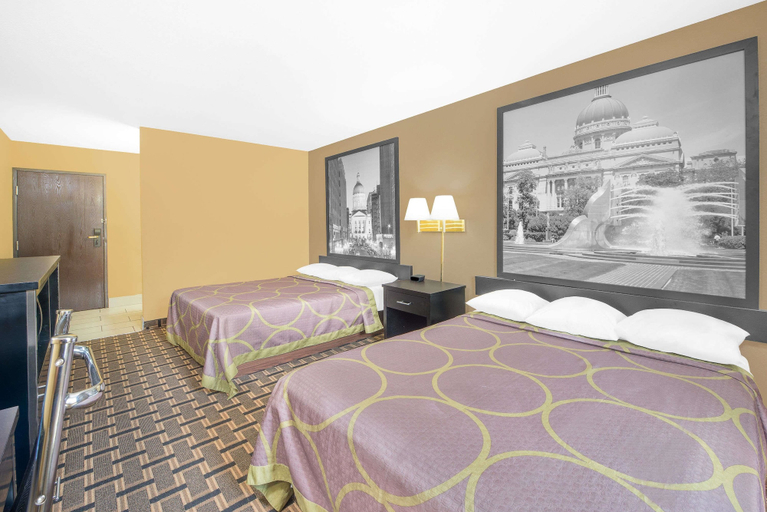 Bedroom 3, Super 8 by Wyndham Terre Haute, Vigo