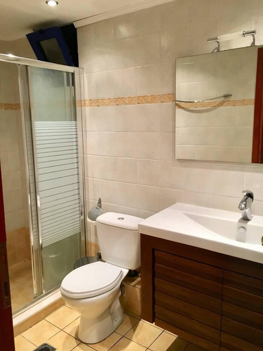 Bathroom 2, Skala Fourkas Holiday Homes, Central Macedonia