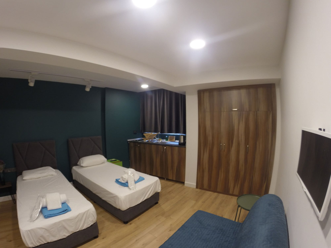 Bedroom 4, Istanbul HUB Flats, Beyoğlu