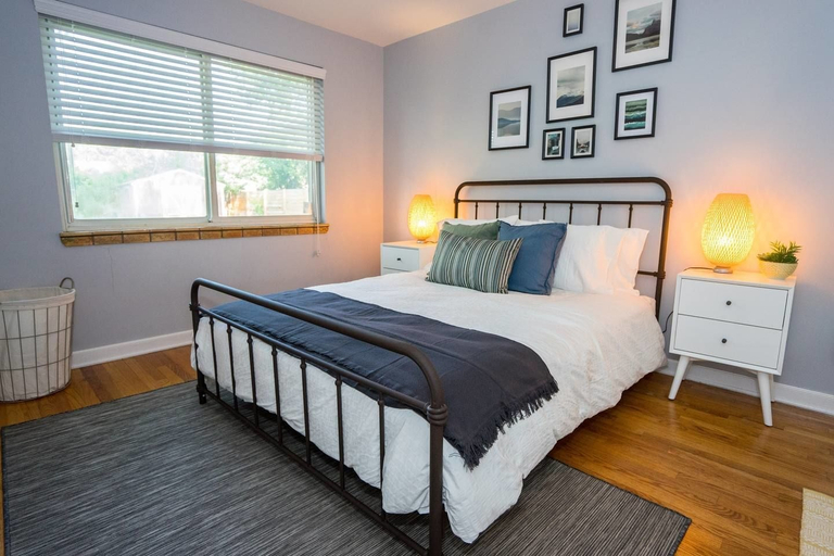 Bedroom 3, The Denver Den in Mayfair Park Enormous Backyard With Grill Sleeps 7, Denver