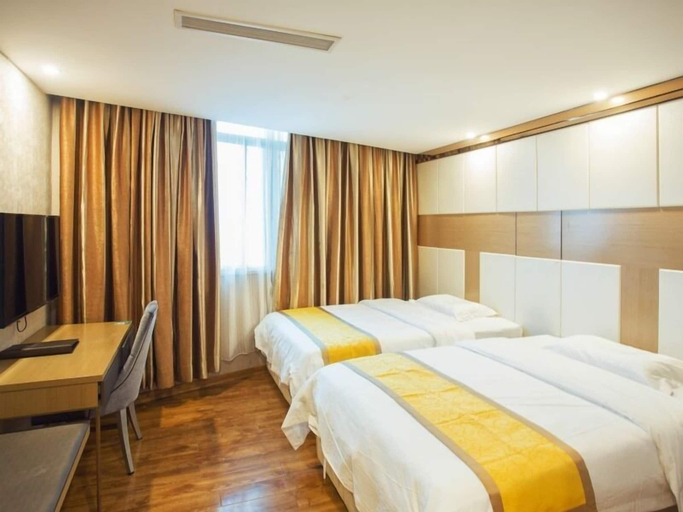 Bedroom 2, GreenTree Inn Shantou Jinping District Leshan Road Hotel, Shantou