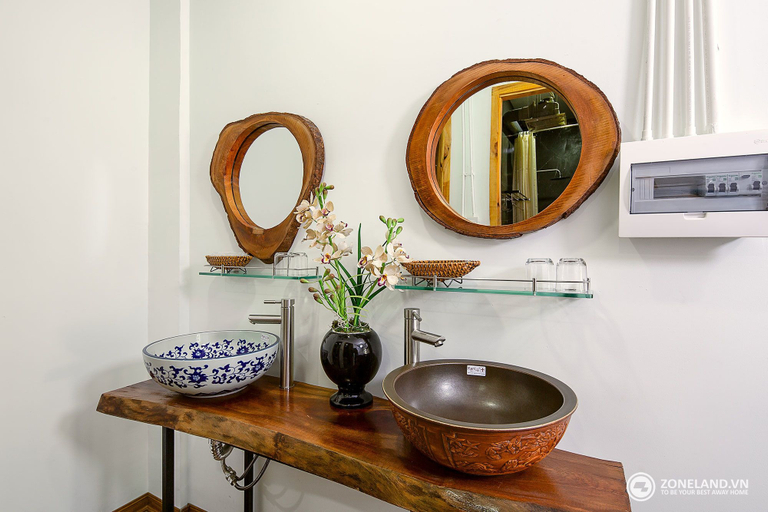 Bathroom 3, Zoneland Apartments - Tropical Forest Mountain View - Hostel, Da Nang