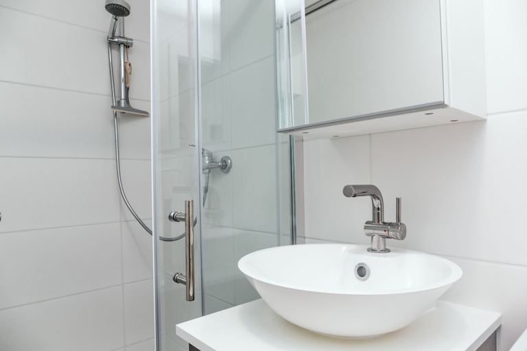 Bathroom, Bungalow Park am Salzhaff, Rostock