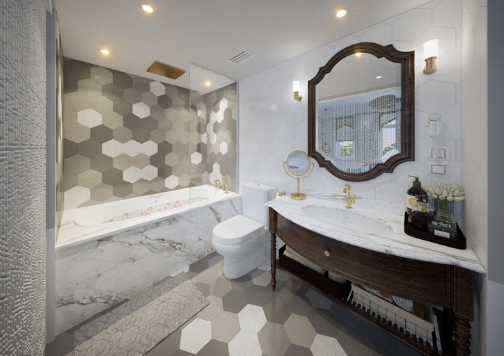 Bathroom 5, Hanoi Graceful Hotel, Hoàn Kiếm