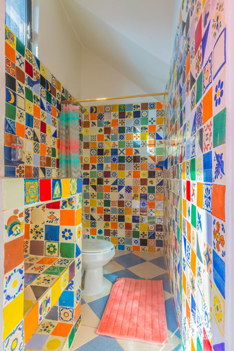 Bathroom, House Of Art, Isla Mujeres