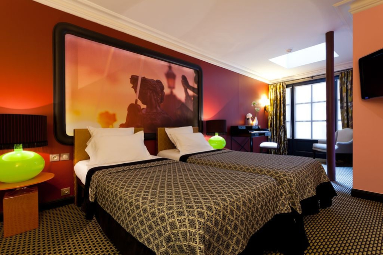 Bedroom 3, Hotel Fontaines Du Luxembourg, Paris
