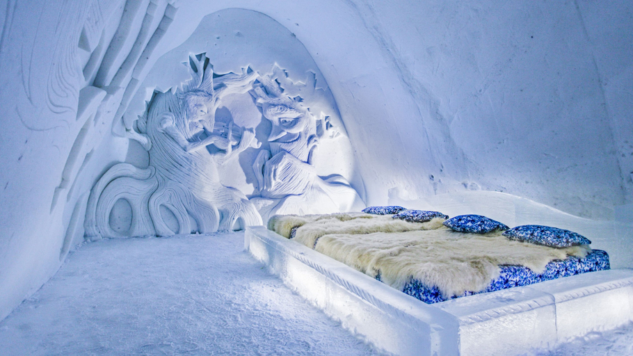 Bedroom 3, SnowHotel of Kemi, Lapland