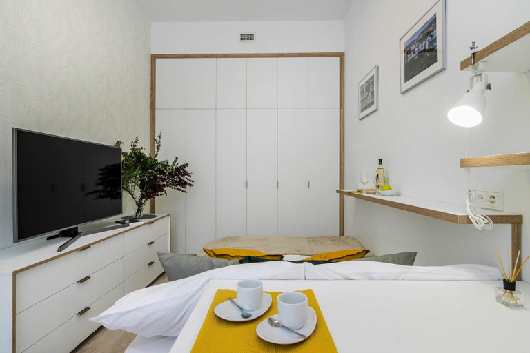 Bedroom 2, Francouzska Modern Apartment, Praha 2