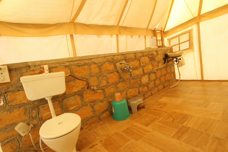 Bathroom 4, The Chirag Desert Camp Sam Sand Dunes, Jaisalmer