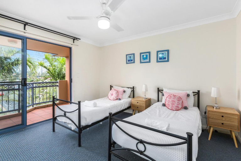 Bedroom 3, Bella Mare Beachside Apartments, Gold Coast