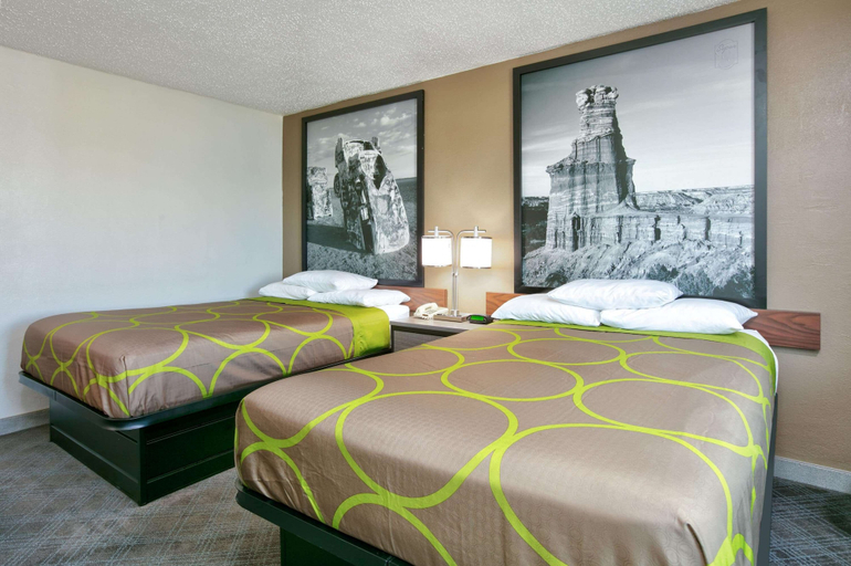 Bedroom 2, Super 8 by Wyndham Amarillo, Potter