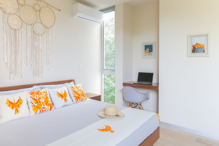 Bedroom 3, Casa Selva 3BR Jungle Penthouse with Private Pool! at Aldea Zama, Cozumel