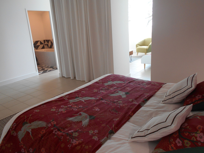 Bedroom 5, Chambres d'Hotes Les Palmiers, Ardèche