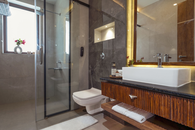 Bathroom, Zana Lake Resort Udaipur, Udaipur