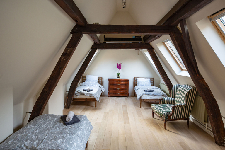 Bedroom 4, Unique Apartment In Historic Mansion, Antwerpen