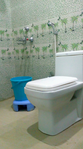 Bathroom 4, Hotel Plaza Khajuraho, Chhatarpur