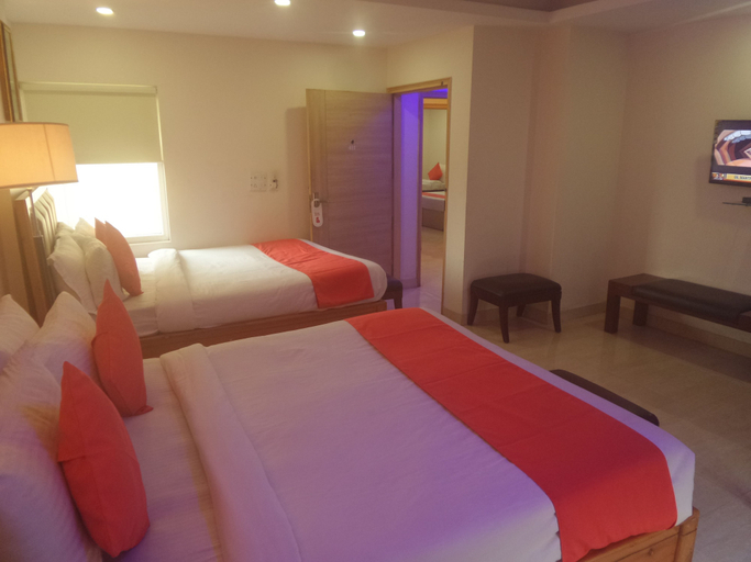 Bedroom 4, Airport Hotel Mahal, Delhi