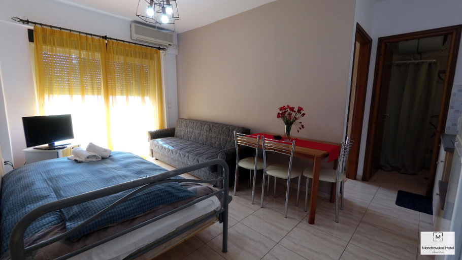 Bedroom 2, Aliveri Residence Apartments, Central Greece