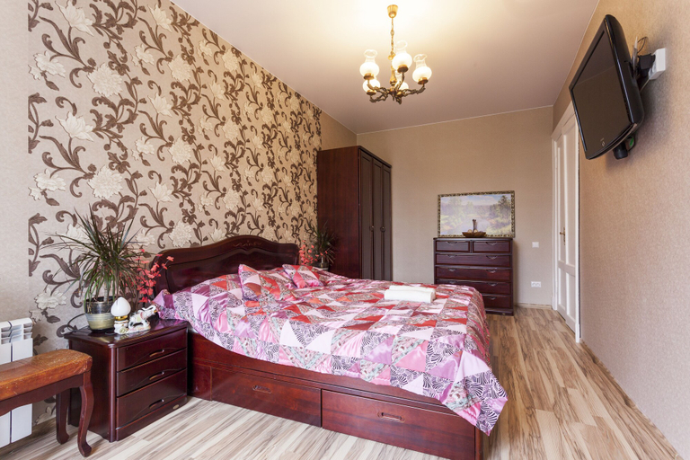 Bedroom 2, RentalSPb Apartment on Leninskiy, Sankt-Peterburg gorsovet