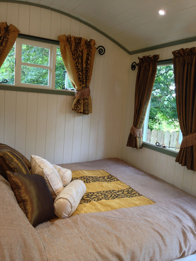 Bedroom 2, Posh Huts, Northumberland