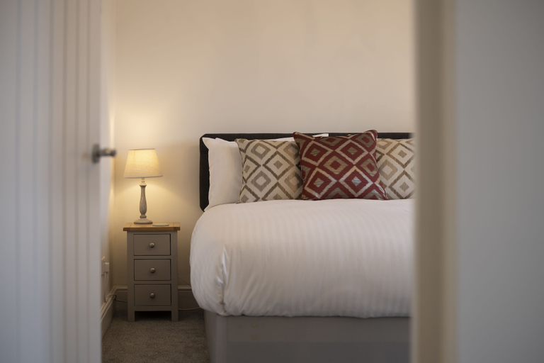 Bedroom 2, Top of the Bank Apartment, Cumbria